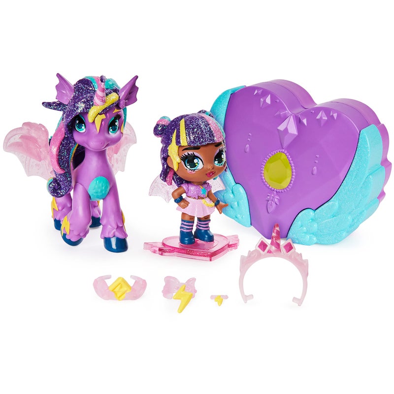 Hatchimals Pixies Riders, Moonlight Mia Pixie and Unicornix Glider Set with Mystery Feature - Image 5